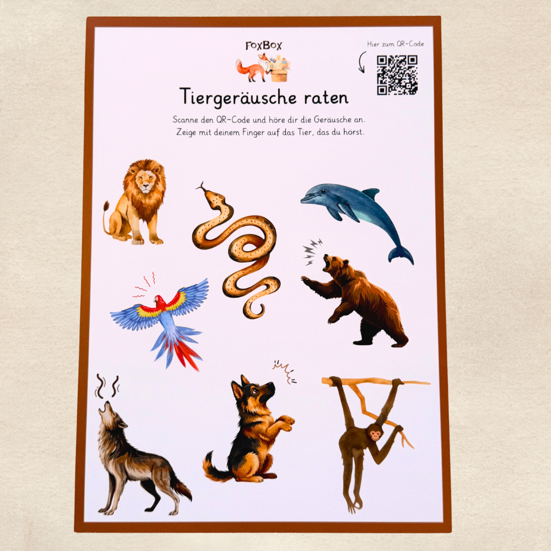 Tiergeräusche erraten